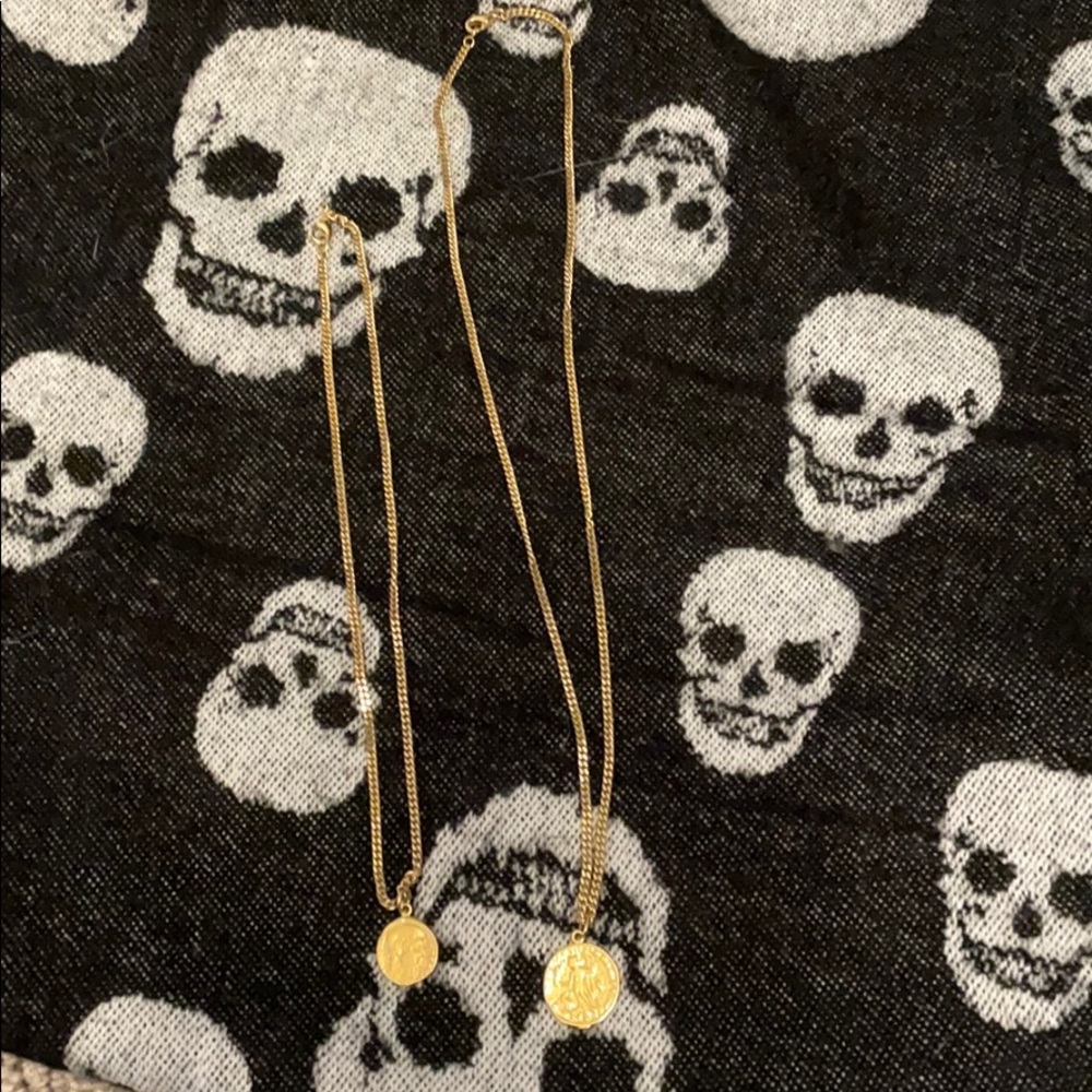 Gold necklaces